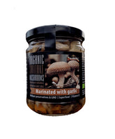 Bio Ciuperci Shiitake Marinate cu Usturoi 170 g